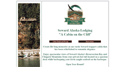 Desktop Screenshot of acabinonthecliff.com